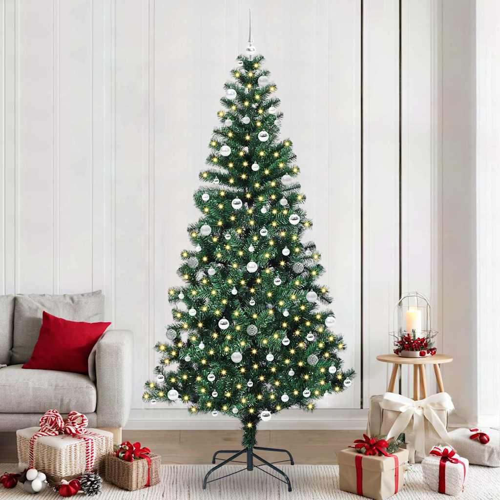 JUNG Vida Künstlicher vorbeleuchteter Weihnachtsbaum Grün 240 cm