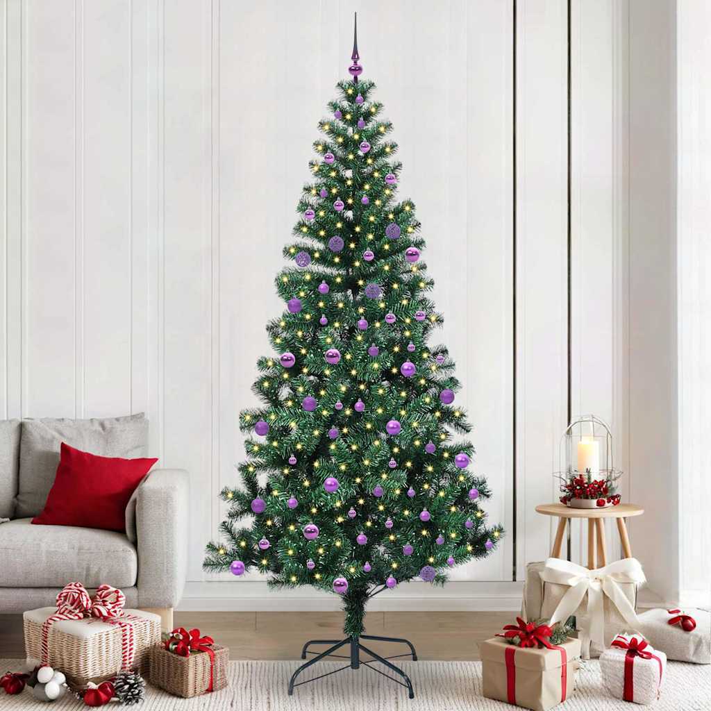 JUNG Vida Künstlicher vorbeleuchteter Weihnachtsbaum Grün 240 cm
