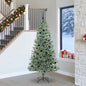 JUNG Vida Künstlicher Weihnachtsbaum beschneit mit LED Licht 240 cm