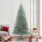 JUNG Vida Künstlicher Weihnachtsbaum beschneit mit LED Licht 240 cm