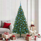 JUNG Vida Umgedrehter Kunst Weihnachtsbaum mit Kugelset Grün 180 cm PVC