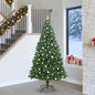 JUNG Vida Künstlicher Weihnachtsbaum mit 300 LEDs mit Ständer Grün 240 cm