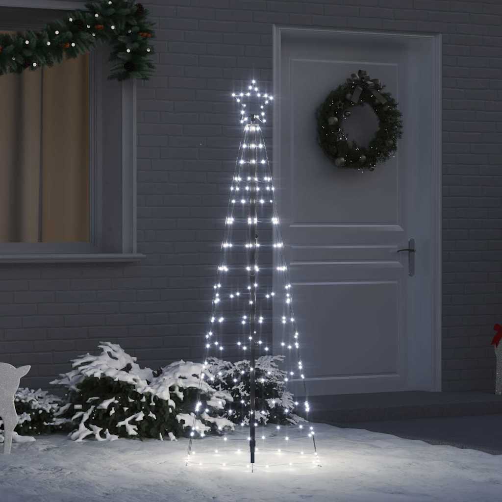 JUNG Vida LED Weihnachtsbaum mit Erdspießen Kaltweiß 250 cm Eisen