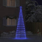 JUNG Vida LED Weihnachtsbaum mit Erdspießen Blau 400 cm Eisen