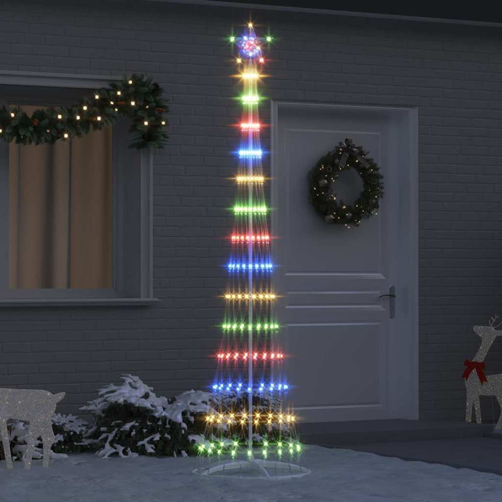 JUNG Vida LED-Weihnachtsbaum Mehrfarbig 70 x 70 x 250 cm Metall