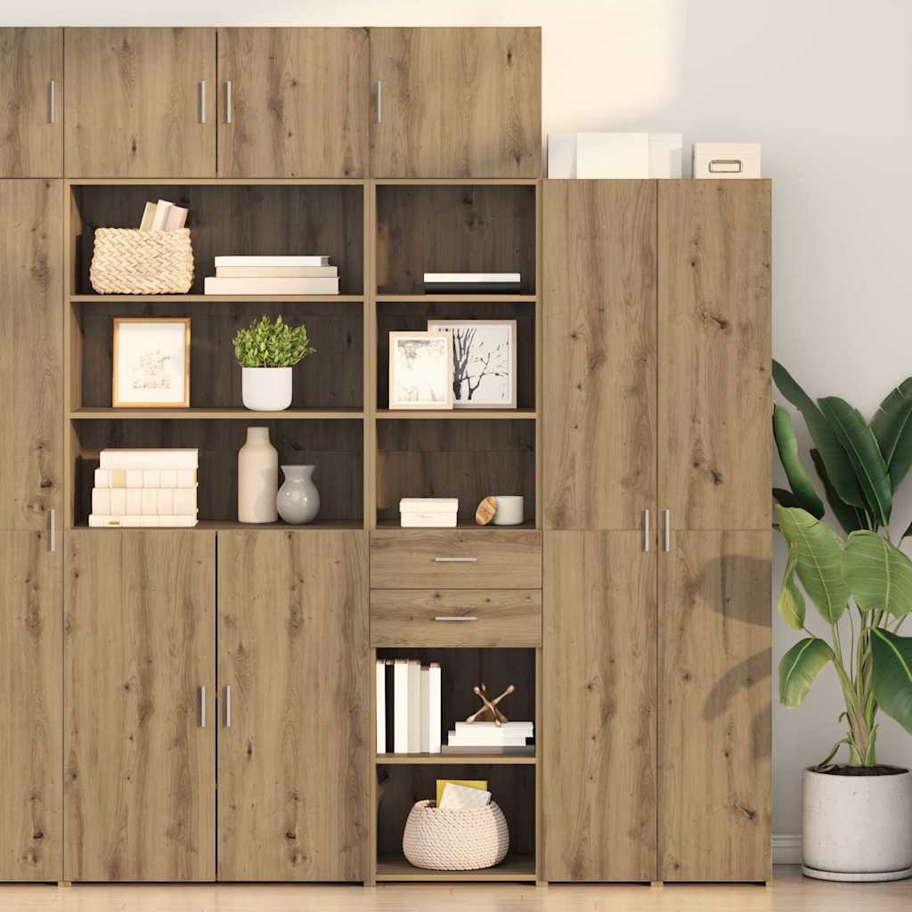 JUNG Vida Highboard Artisan-Eiche 45 x 42,5 x 185 cm Holzwerkstoff