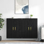JUNG Vida Wandmontierter Schrank 2 pcs Schwarz Eichen-Optik Holzwerkstoff