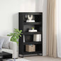 JUNG Vida Bücherregal 2 pcs Schwarz Eichen-Optik 80 x 30 x 155 cm