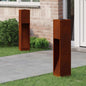 JUNG Vida Solar LED Wegeleuchte 2 pcs Bronze Wetterfeststahl