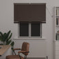 JUNG Vida Venetianer Jalousie Dunkelbraun mit Muster 150 x 110 cm PVC