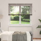 JUNG Vida Venetianer Jalousie Dunkelbraun mit Holzoptik 160 x 150 cm PVC