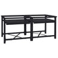 JUNG Vida Waschmaschinen-Podest 2 pcs Schwarz 120 x 56 x 52 cm Stahl