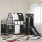 JUNG Vida Kinderloftbett Schwarz 79,5 x 200 cm Metall