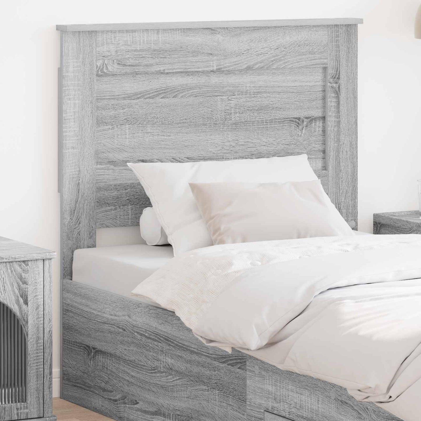 JUNG Vida Kopfteil mit Kopfteil Graues Sonoma 75 cm Holzwerkstoff