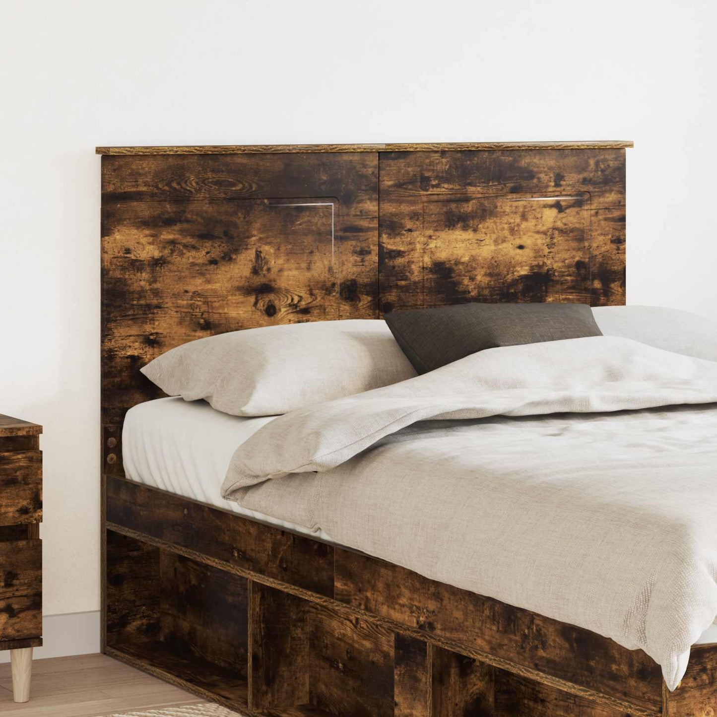 JUNG Vida Kopfteil mit Kopfteil Geräucherte Eiche 120 cm Holzwerkstoff