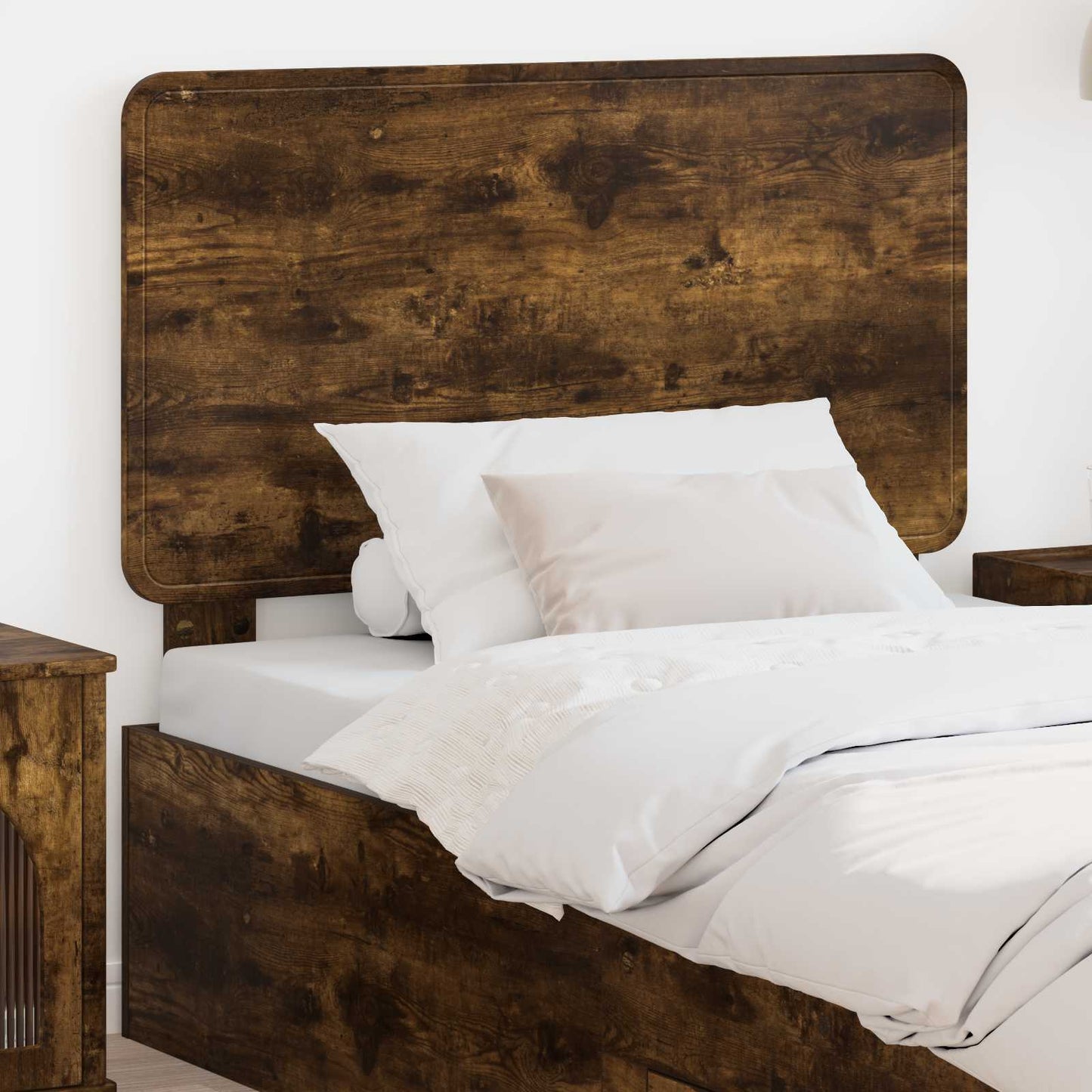JUNG Vida Kopfteil mit Kopfteil Geräucherte Eiche 90 cm Holzwerkstoff