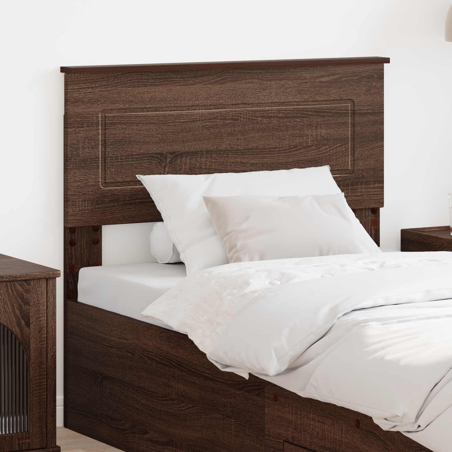 JUNG Vida Kopfteil mit Kopfteil Braun Eichen-Optik 100 cm Holzwerkstoff