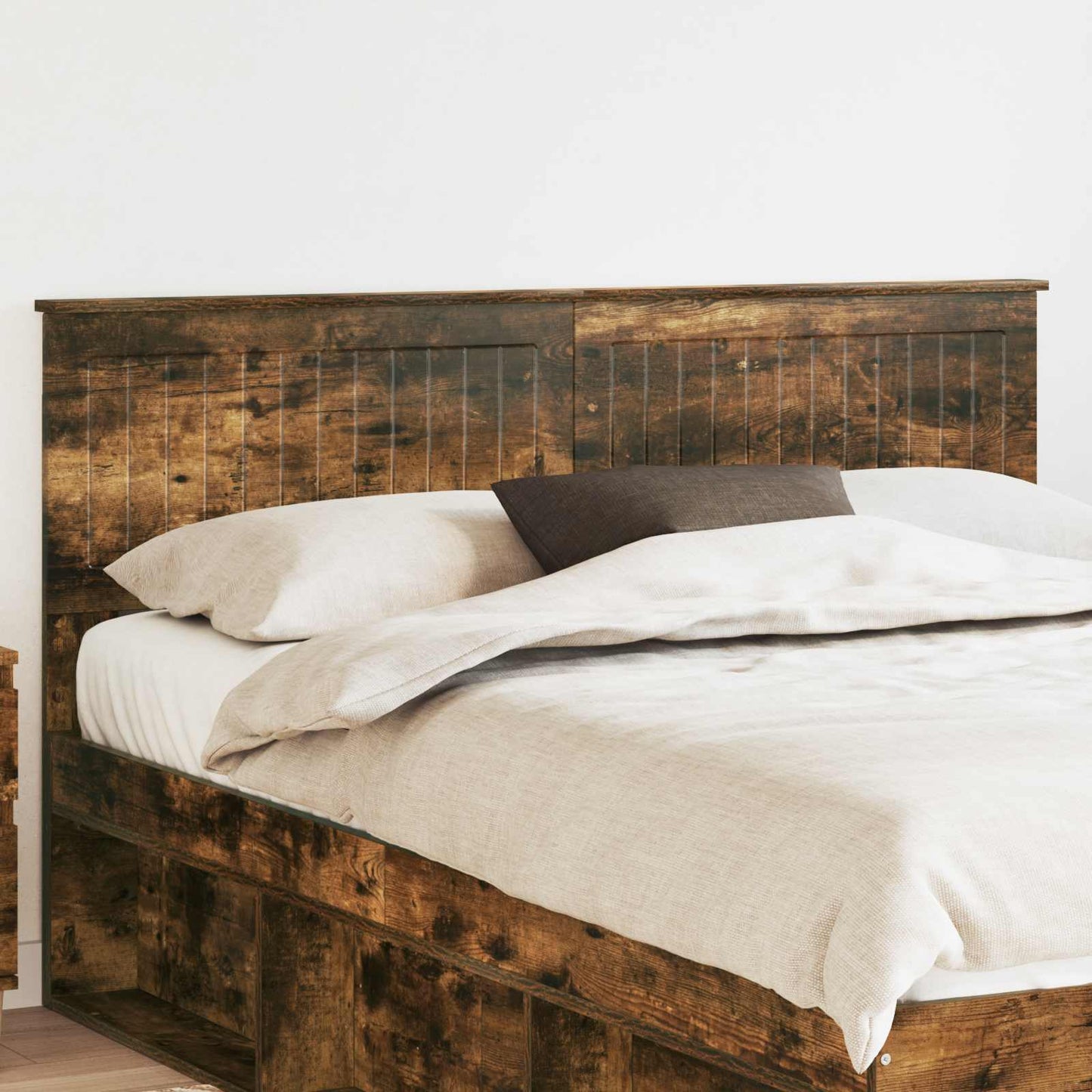 JUNG Vida Kopfteil mit Kopfteil Geräucherte Eiche 150 cm Holzwerkstoff