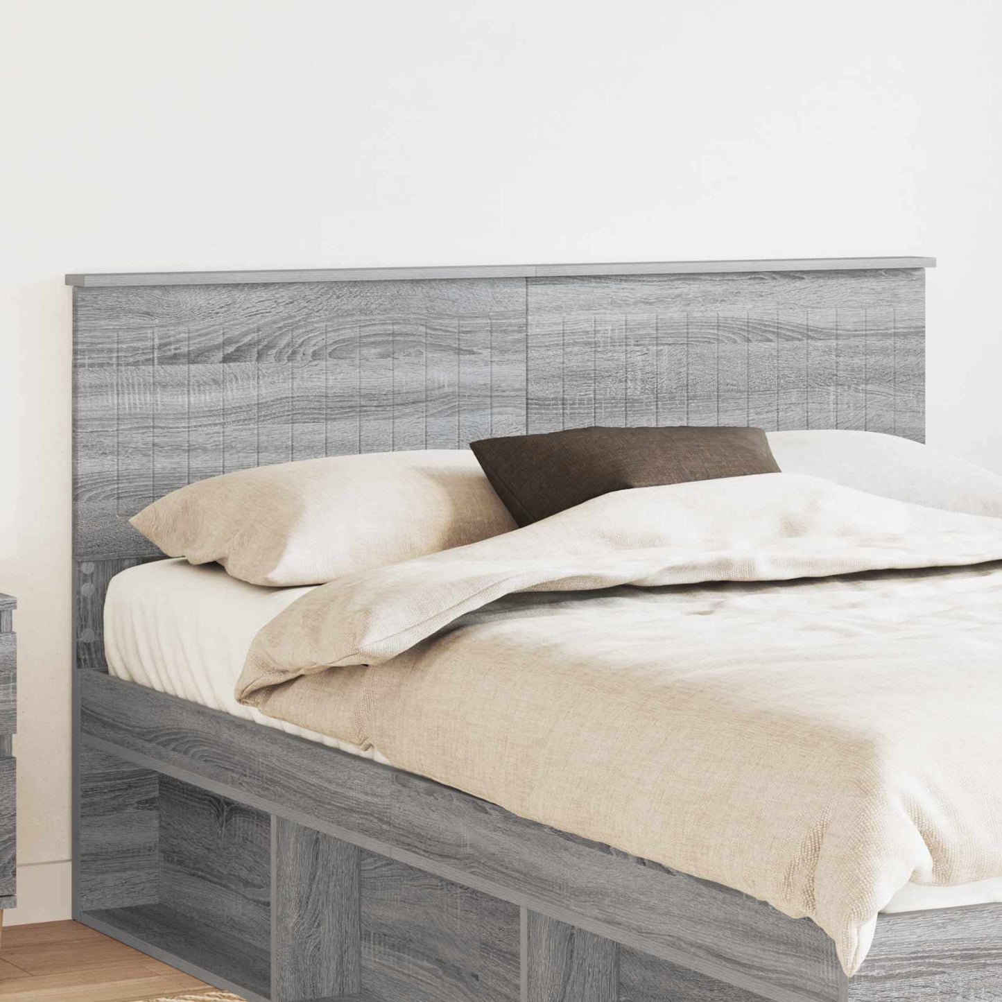 JUNG Vida Kopfteil mit Kopfteil Graues Sonoma 140 cm Holzwerkstoff