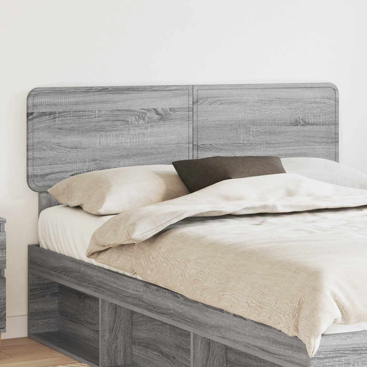 JUNG Vida Kopfteil mit Kopfteil Graues Sonoma 140 cm Holzwerkstoff