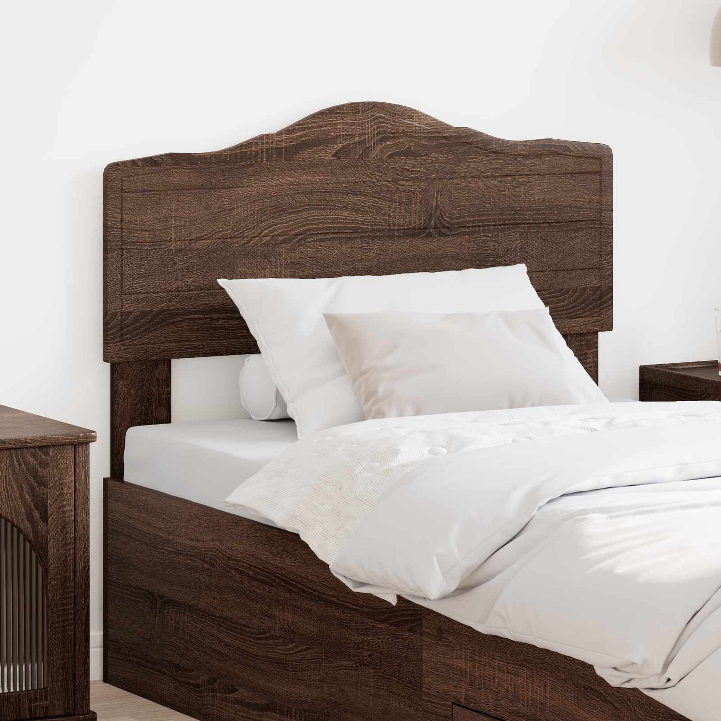 JUNG Vida Kopfteil mit Kopfteil Braun Eichen-Optik 80 cm Holzwerkstoff
