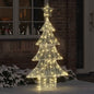 JUNG Vida Weihnachtsbaum mit 160 LEDs Warmweiß 150 cm Acryl
