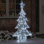 JUNG Vida Weihnachtsbaum mit 160 LEDs Kaltweiß 150 cm Acryl