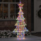 JUNG Vida Weihnachtsbaum mit 240 LEDs Mehrfarbig 180 cm Acryl