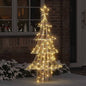 JUNG Vida Weihnachtsbaum mit 160 LEDs Warmweiß 150 cm PET