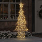 JUNG Vida Weihnachtsbaum mit 240 LEDs Warmweiß 181 cm PET
