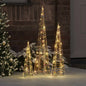 JUNG Vida Weihnachtsbaum mit 90 LEDs 3 pcs Warmweiß 20 x 20 x 80 cm PET