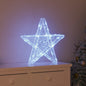 JUNG Vida 3D Stern mit 50 LEDs Kaltweiß 55 x 53.5 x 10 cm Acryl