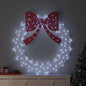 JUNG Vida Kranz mit 150 LEDs Kaltweiß 120 cm Acryl