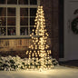 JUNG Vida Weihnachtsbaum mit 240 LEDs Warmes Weiß 180 cm Rattan