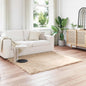 JUNG Vida Kunstschaffell Teppich Tafalla Beige 160 x 160 cm Polyester
