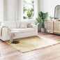 JUNG Vida Kunstschaffell Teppich Tafalla Creme 120 x 120 cm Polyester