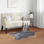 JUNG Vida Kunstschaffell Teppich Tafalla Anthrazit 80 x 120 cm Polyester