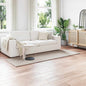 JUNG Vida Kunstfell Hasen Teppich Olite Beige 80 x 250 cm Polyester