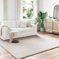 JUNG Vida Kunstfell Hasen Teppich Olite Beige 240 x 240 cm Polyester