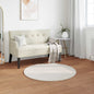 JUNG Vida Kunstfell Hasen Teppich Olite Creme Ø 120 cm Polyester