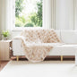 JUNG Vida Kunstfell Kaninchenfell Decke Beige 130 x 150 cm Polyester