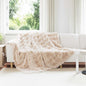 JUNG Vida Kunstfell Kaninchenfell Decke 4 pcs Beige 240 x 270 cm