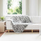 JUNG Vida Kunstfell Kaninchenfell Decke Grau 130 x 150 cm Polyester