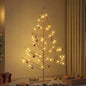 JUNG Vida Holz Weihnachtsbaum mit Ständer Natur 180 cm Massivholz Kiefer