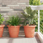 JUNG Vida Runde Blumenplatte 24 pcs Ziegelrot Ø 27 x 2,5 cm Kunststoff