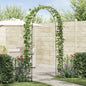 JUNG Vida Gartenbogen Floral Schwarz 115 x 37 x 231 cm