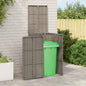 JUNG Vida Mülltonnenbox Grau 65 x 80 x 115 cm Polyethylen