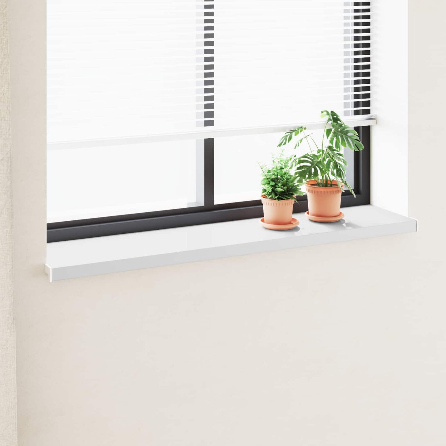 JUNG Vida Fensterbank Weiß 140 x 30 x 4,5 cm PVC
