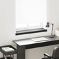 JUNG Vida Fensterbank Schwarz mit Holzmaserung 100 x 20 x 4,5 cm PVC