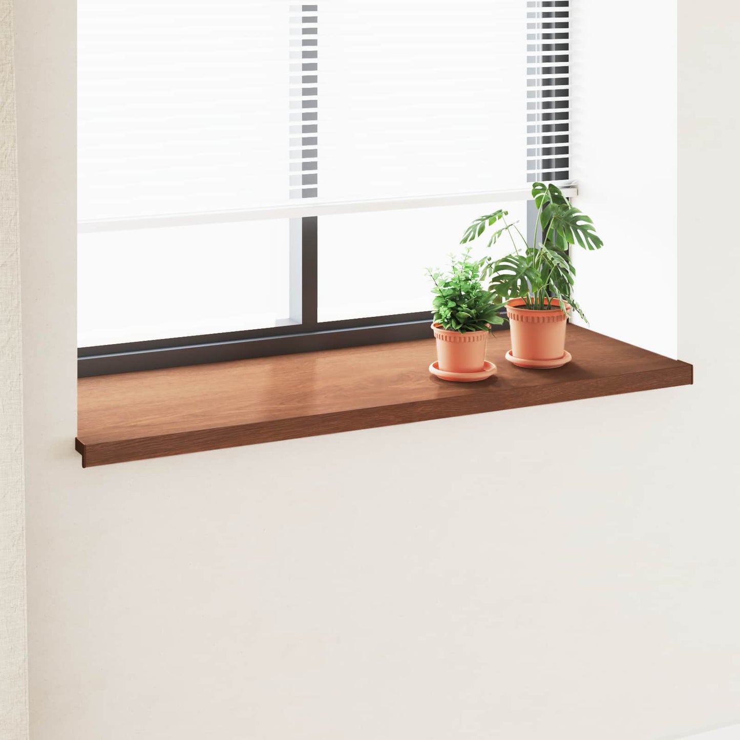JUNG Vida Fensterbank Braunes Holz 160 x 50 x 4,5 cm PVC